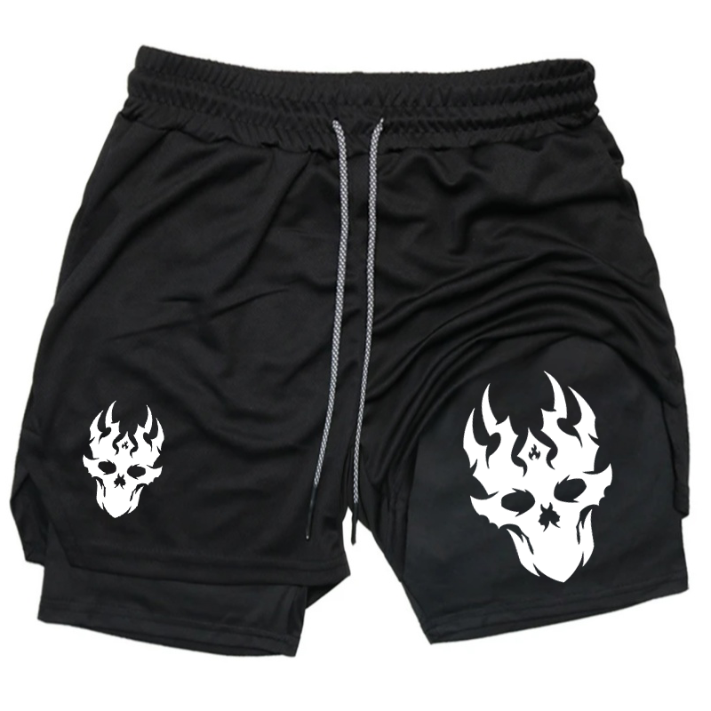 Running Gear Quick Dry - Cool Print Men's Summer Quick-Dry Double-Layer