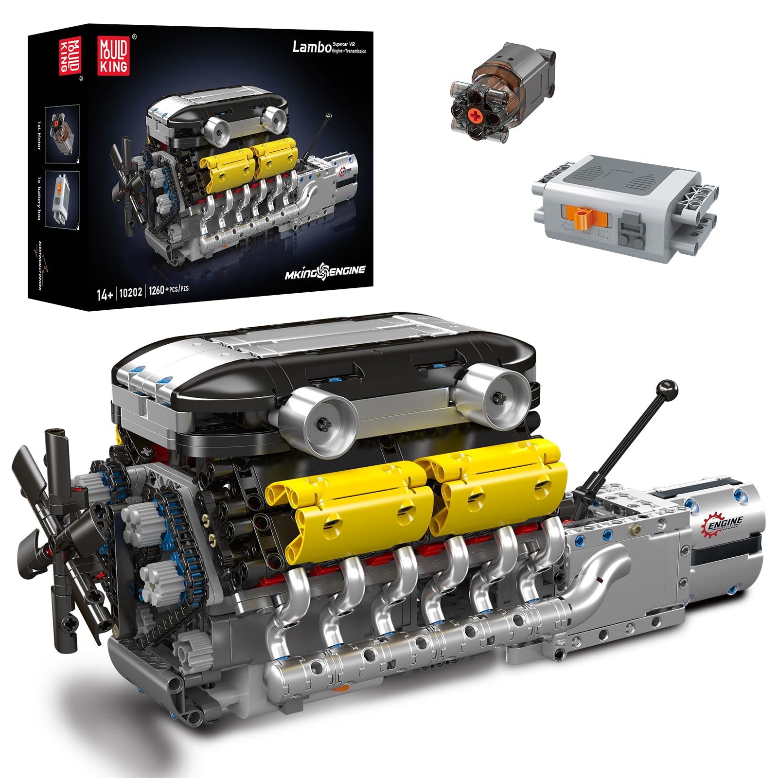 Running Gear Engine - V12 Engine Model kit That Runs-Build