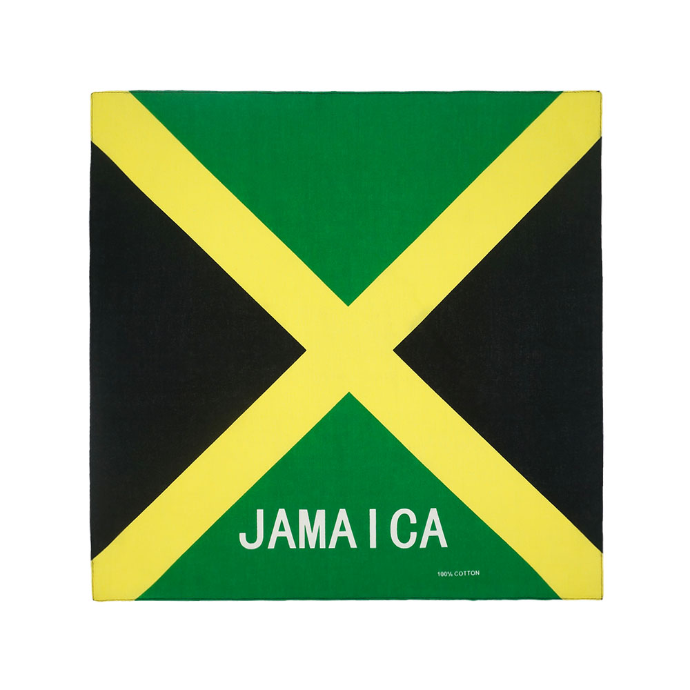 Running Gear Satisfy - Square Running Headband Scarf Jamaica Flag