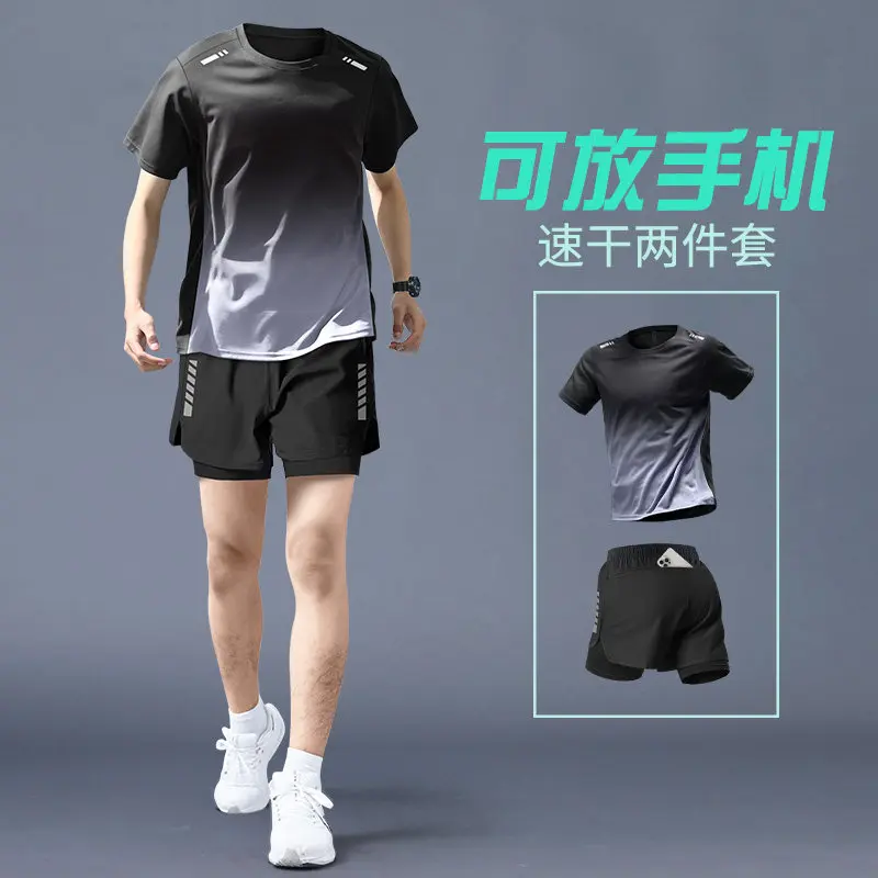 Running Gear Quick Dry - Men's Summer Running Set - Quick-Dry