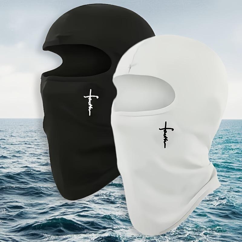 Running Gear Satisfy - Summer UV Shield Cross Embroidery Balaclava