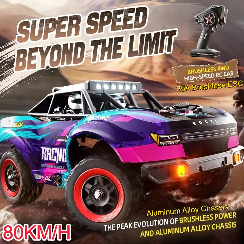 Running Gear Truck - 80KM/H Brushless RC Racing Car 1:18