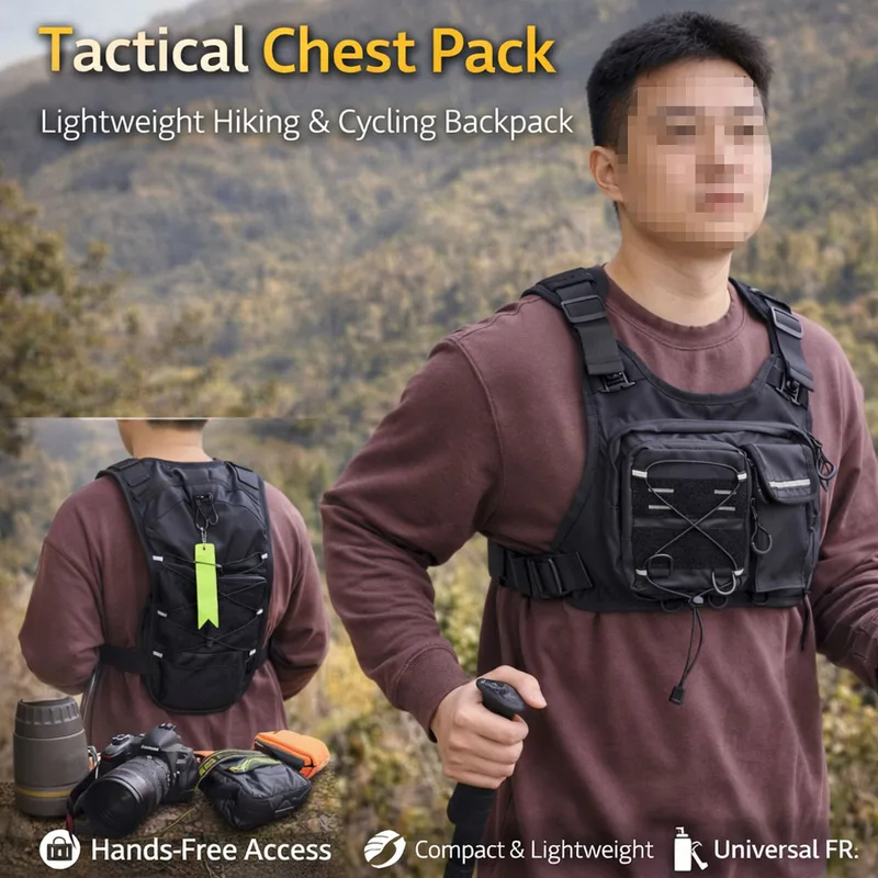 Running Gear Satisfy - 2026 New Tactical Vest Chest Bag
