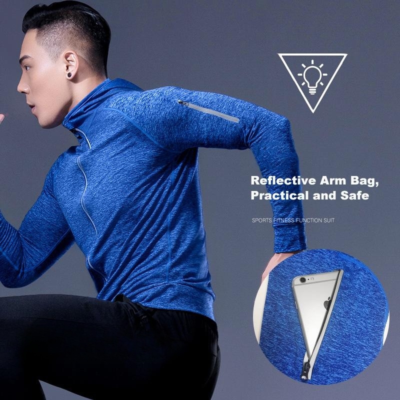 5-Piece Men's Fitness Clothes  - Running Gear Quick Dry ulasan dan harga