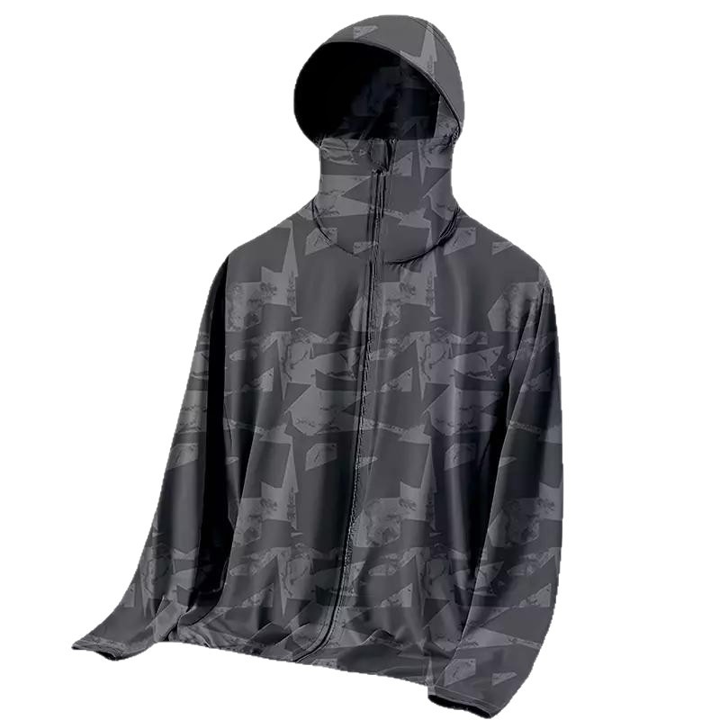 Unisex Summer Loose-Fit Hooded - Reflective Running Jacket ulasan dan harga