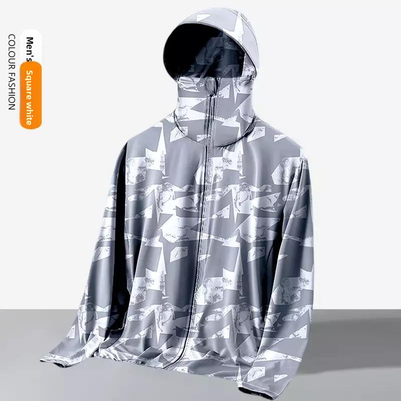 Unisex Summer Loose-Fit Hooded - Reflective Running Jacket ulasan dan harga