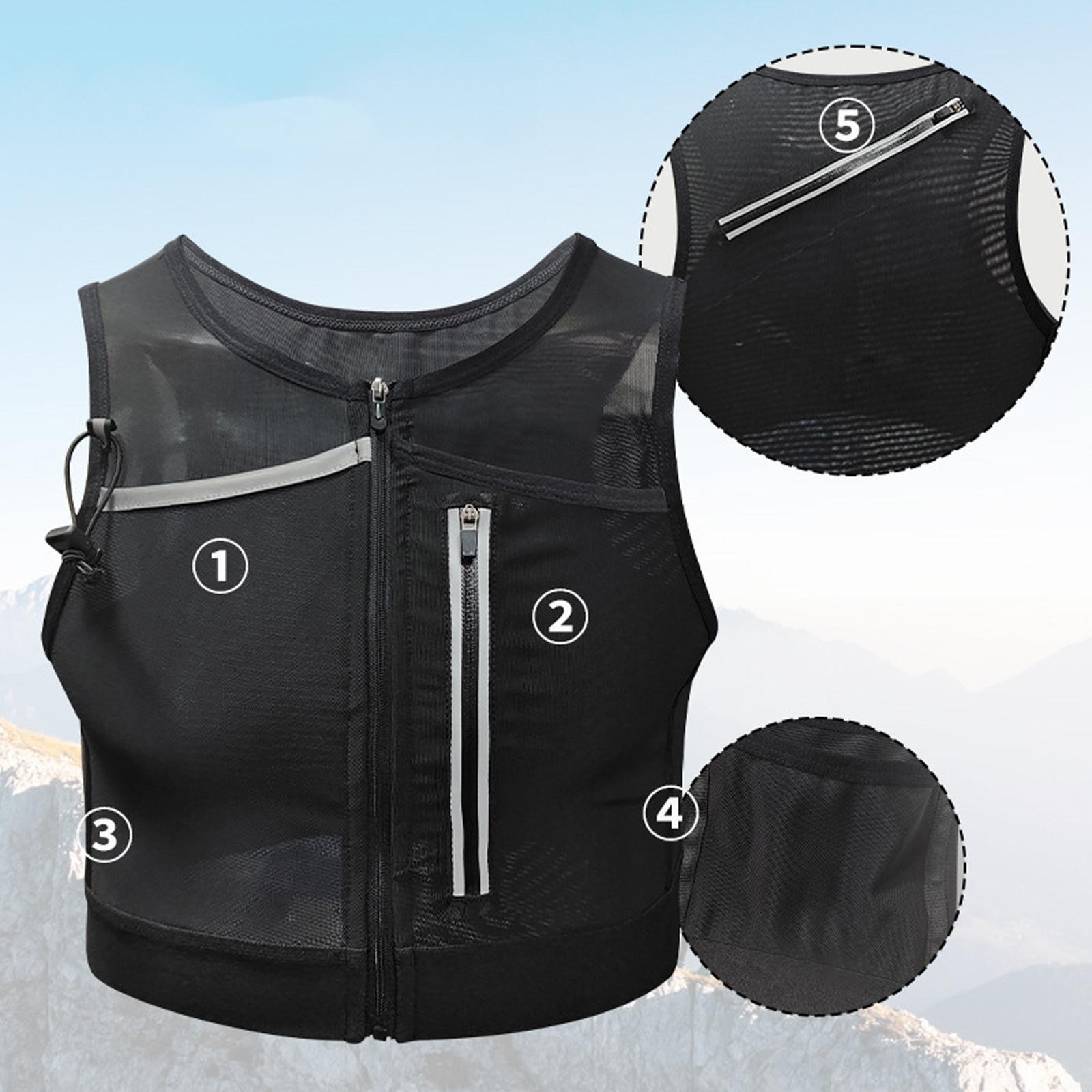 Running Vest Bag Chest Pack Re - Reflective Running Jacket ulasan dan harga