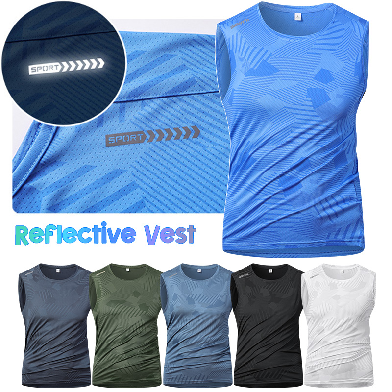 Man Running Reflective Vest Su - Reflective Running Jacket ulasan dan harga