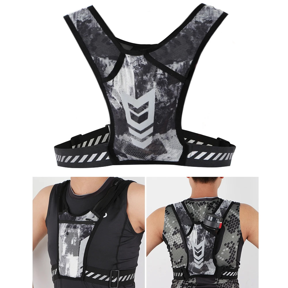 Reflective Running Vest with P - Reflective Running Jacket ulasan dan harga