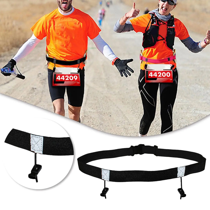 Running Race Number Belt Waist - Running Gear Motor ulasan dan harga