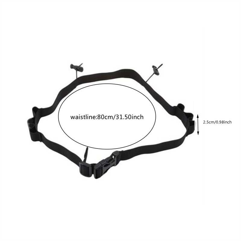 Running Race Number Belt Waist - Running Gear Motor ulasan dan harga