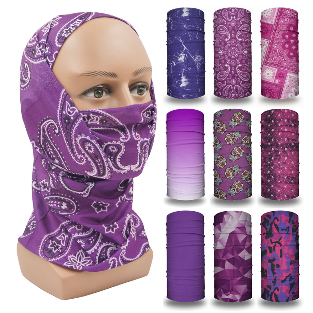 Purple Balaclava Women Running - Running Gear Quick Dry ulasan dan harga