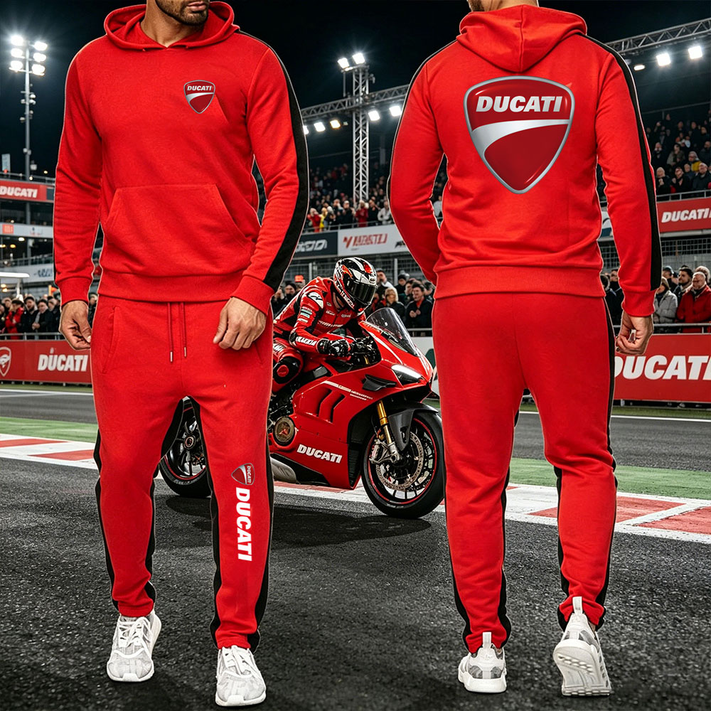 2026 Men Tracksuit  Ducati mot - Running Gear Motor ulasan dan harga