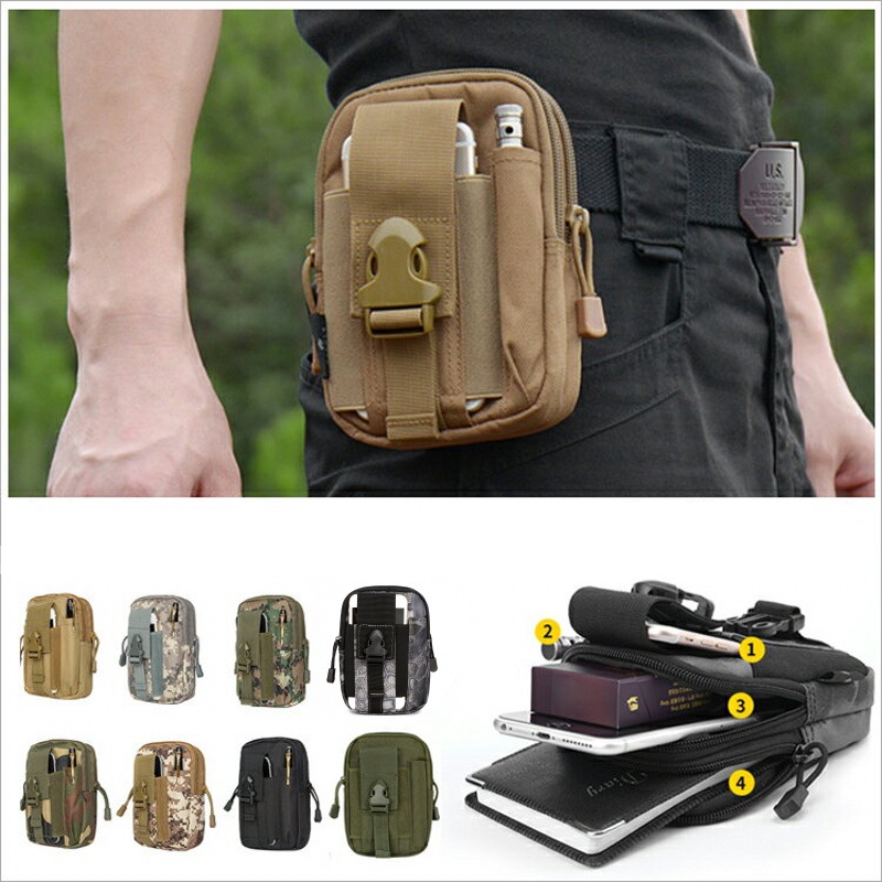 Small Molle Pouch Waist Pack B - Running Zwift ulasan dan harga