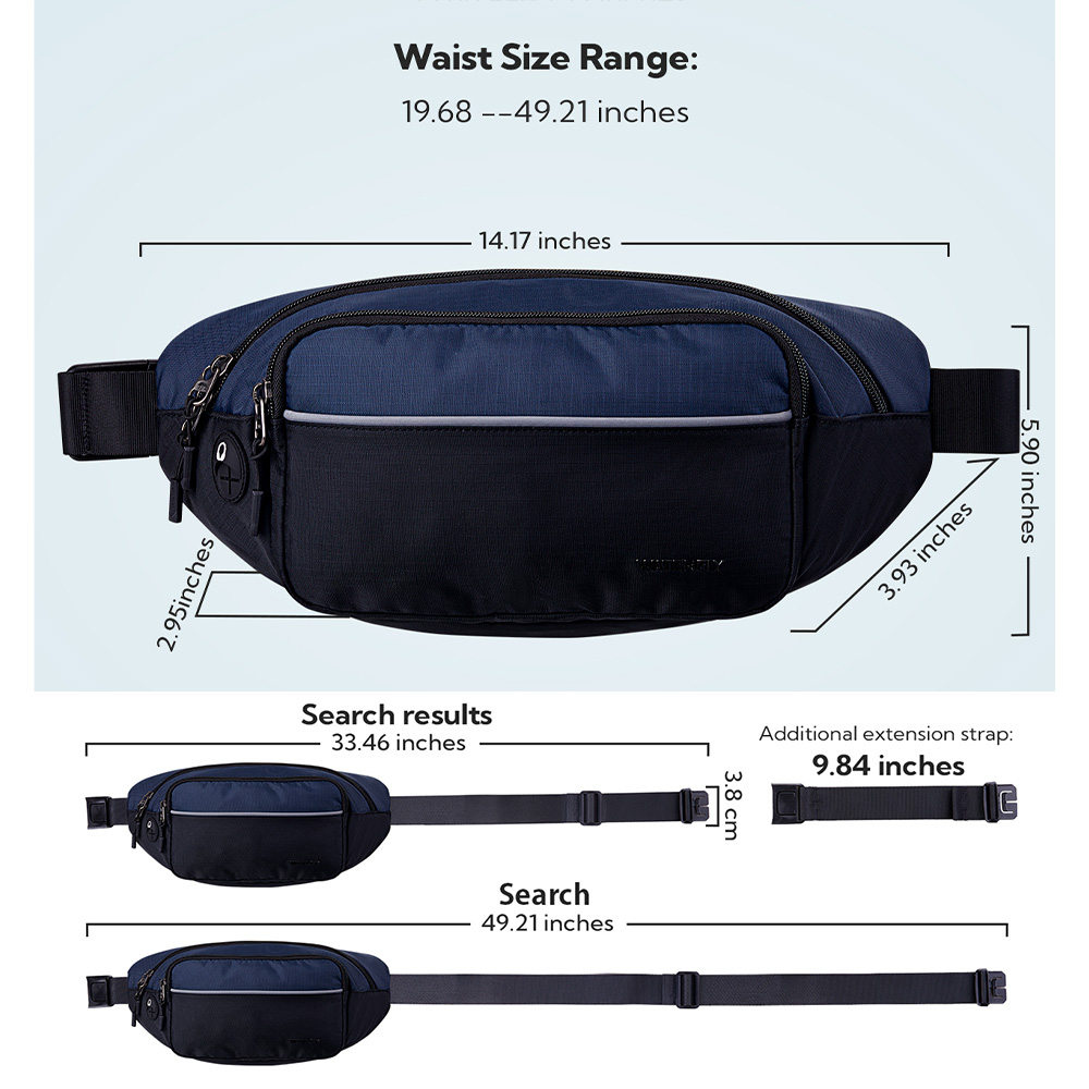 WATERFLY Fanny Pack Waist Bag  - Running Zwift ulasan dan harga