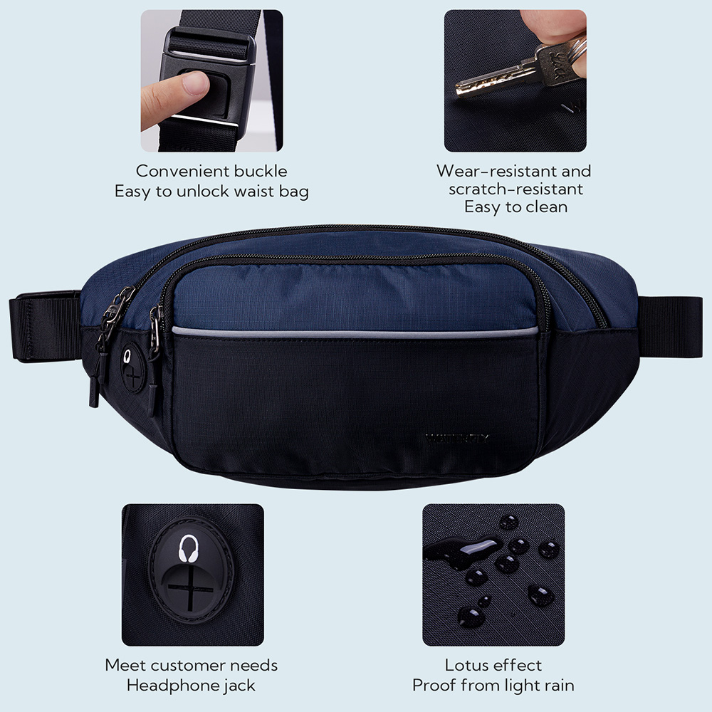 WATERFLY Fanny Pack Waist Bag  - Running Zwift ulasan dan harga