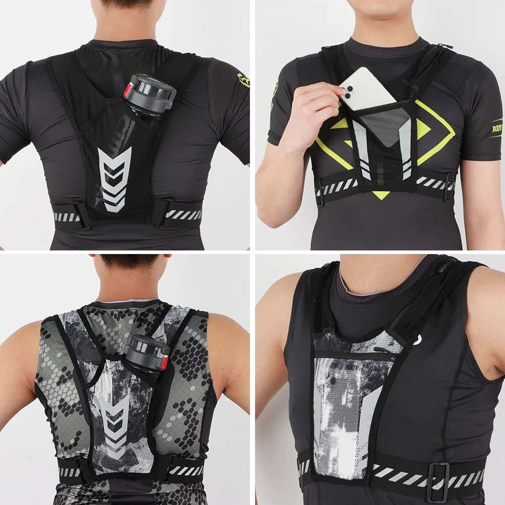 OSSOHH 1Pcs Running Vest, Ultr - Reflective Running Jacket ulasan dan harga