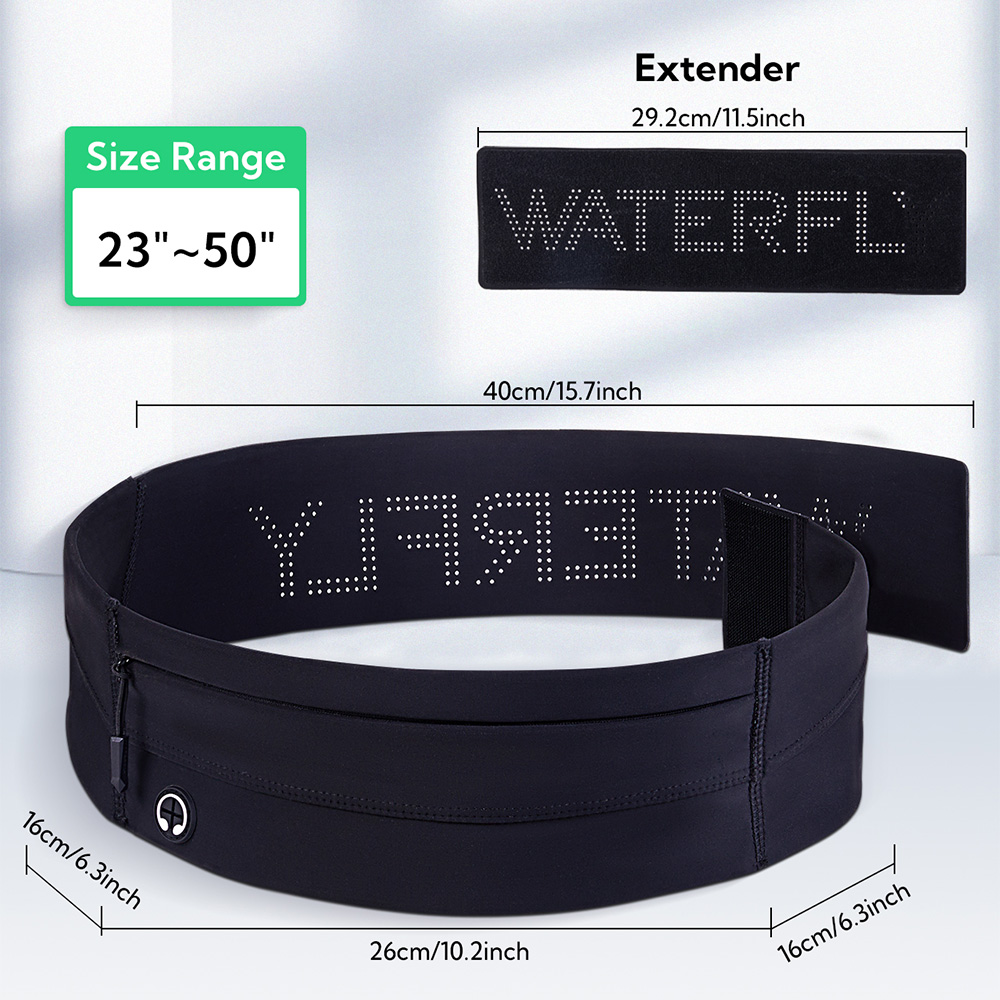WATERFLY Running Belt Fanny Pa - Running Zwift ulasan dan harga