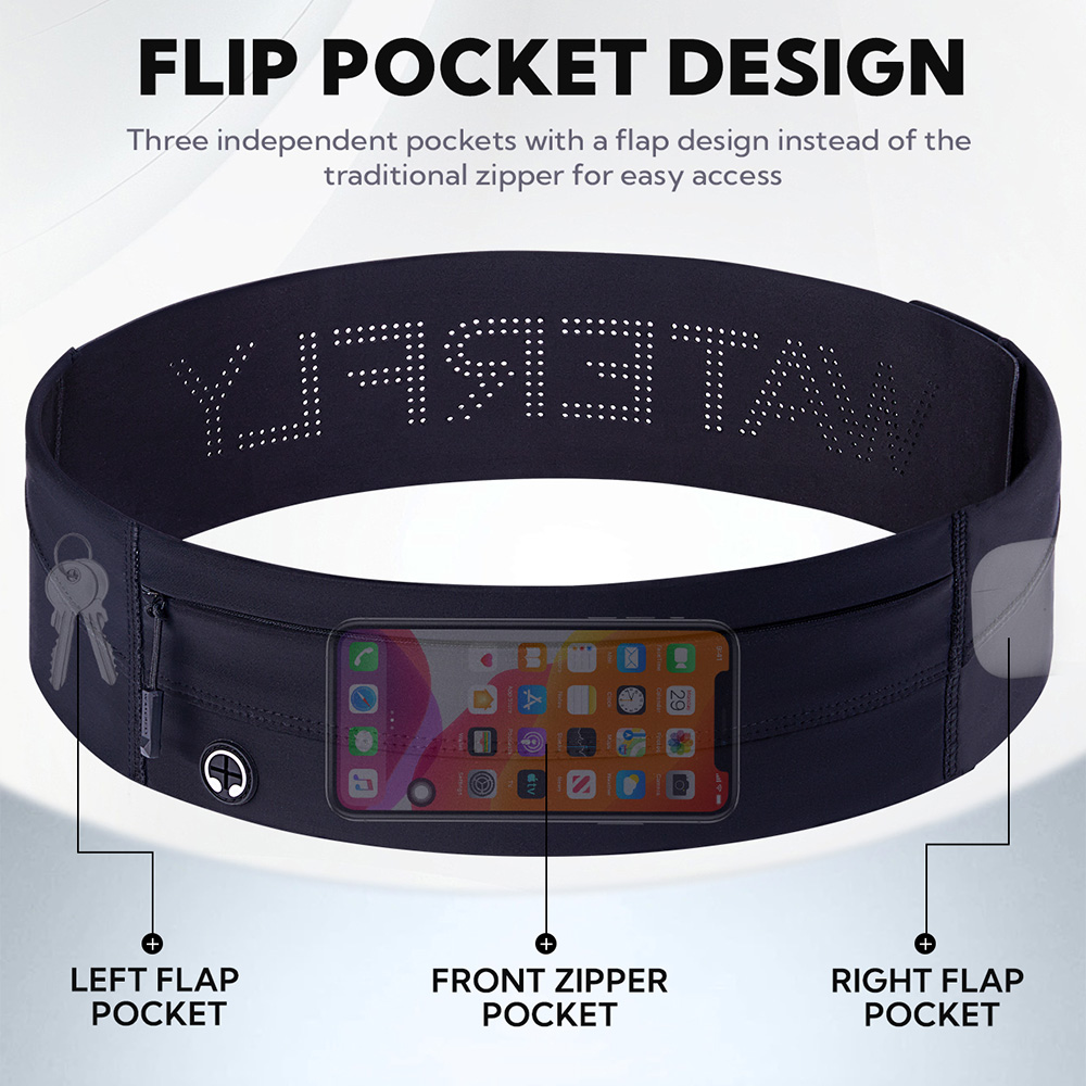 WATERFLY Running Belt Fanny Pa - Running Zwift ulasan dan harga