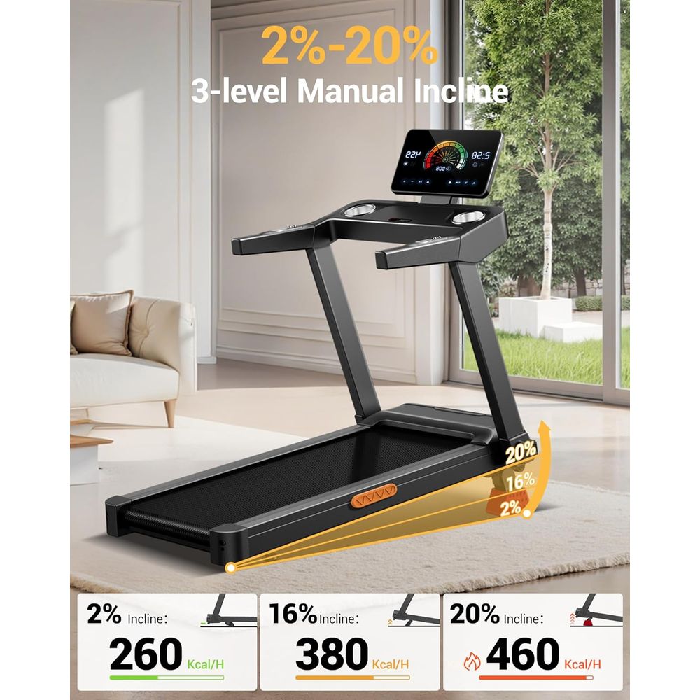 High-Capacity Treadmill with 2 - Running Gear Motor ulasan dan harga