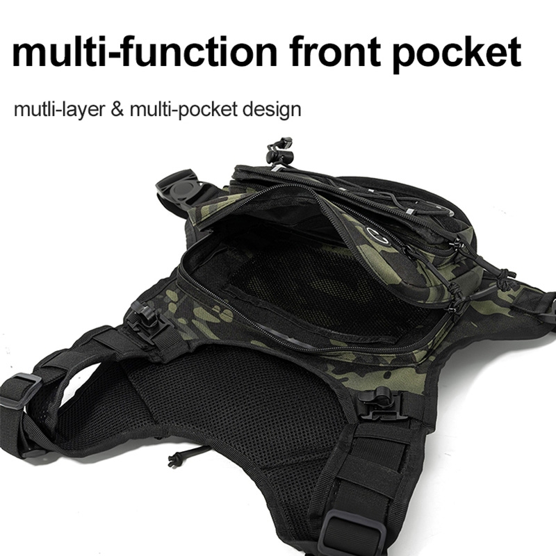 Tactical Bag Front Chest Rig V - Reflective Running Jacket ulasan dan harga