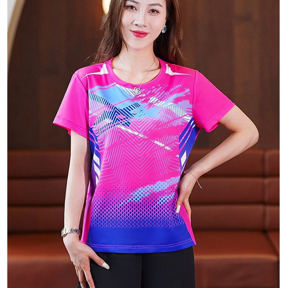 Summer Sports Top Womens Tee Q - Running Gear Quick Dry ulasan dan harga